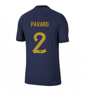 Frankrig Benjamin Pavard #2 Replika Hjemmebanetrøje VM 2022 Kortærmet